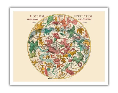 Star Constellation Chart - Vintage Celestial Map By Johann Elert Bode 1801 • $14.98