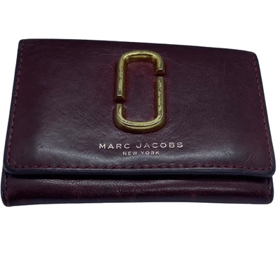 $59.67 • Buy Authentic Marc Jacobs Burgundy Small Keychain Wallet