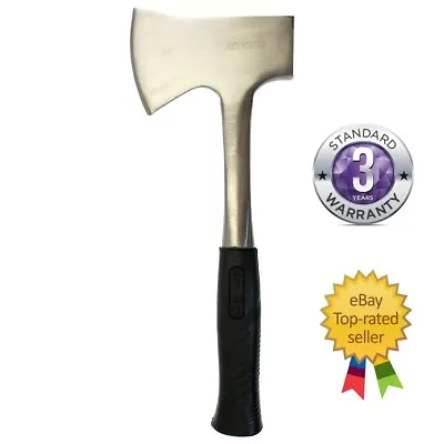 One Piece Camping Hiking Axe Hatchet Survival Hunting Wood Firewood Log Splitter • £14.20