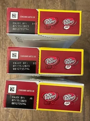 NEW (Lot Of 3) Dr Pepper & Diet Freestyle Cartridges Refill BB 07/23 • $28.75