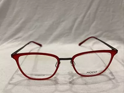 Modo Titanium 4073 50-19-140  Red Eyeglasses Frames • $100