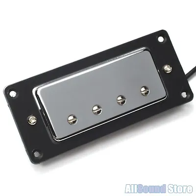 Artec 4-String Bass Humbucker BRIDGE Pickup For Gibson Epiphone - CHROME • $29.99