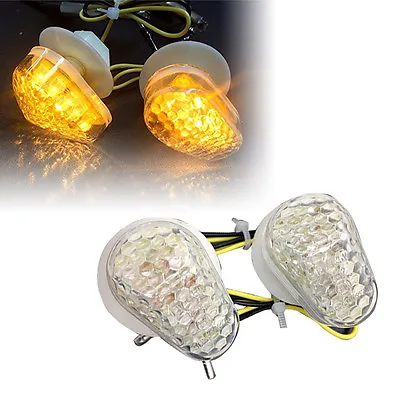 Flush Mount Motorcycle LED Turn Signal Light Blinker For Yamaha YZFR1 R6 R6S • $14.98