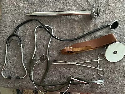 2 Stethoscopes - For Medical Displays - Vintage Medical Equipment + Extras • $18