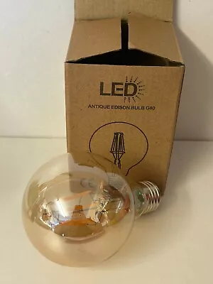 LED A60/G45/G80 Retro Vintage Edison Antique Amber Warm Filament Light Bulb E27 • £6.85