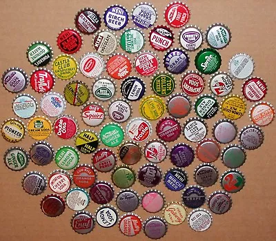 Vintage Soda Pop Bottle Caps Lot Of 250 ALL UNUSED ORIGINALS Over 75 Different • $42.49