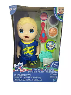 Hasbro Baby Alive Super Snacks Snackin' Luke Doll Accessories Hard To Find Rare • $82.95