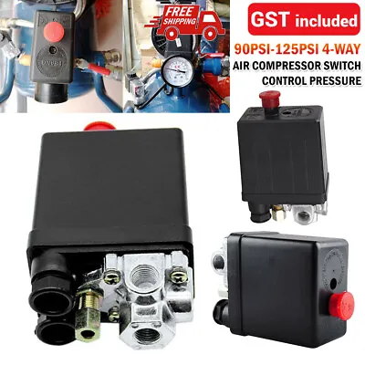 Air Compressor Switch Control Pressure Valve Replacement Parts 90PSI-125PSI • $15.32