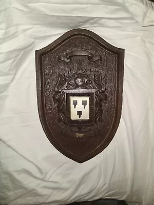 Vintage Halberts Coats Of Arms *WAYNE Crest *Custom Family Plaque • $40