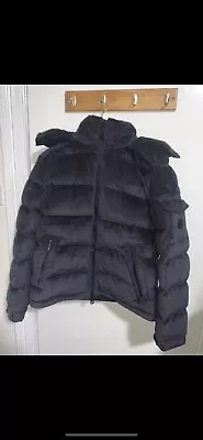 Rare Velvet Moncler Maya Jacket Midnight Navy 10/10 Condition • £450