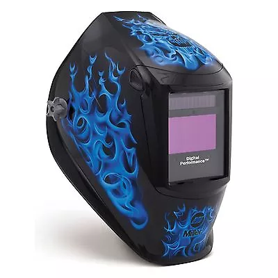 Miller Blue Rage Digital Performance Auto Darkening Welding Helmet (289802) • $325