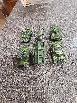 Set Of 6 Military Vehicles. • $27.49