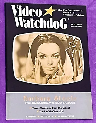 VIDEO WATCHDOG MAG # 7 Barbara Steele Track Of The Vampire And Dark Shadows  • $25