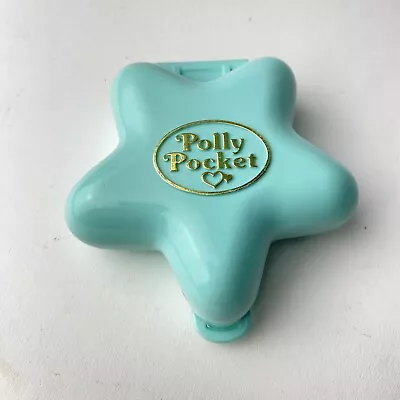 Polly Pocket Vintage Bluebird 1992 Fairy Wishing World Blue With 3 Fairies • $58.75