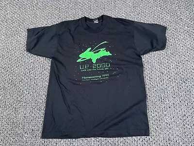 VTG 1991 Northern Michigan University Homecoming T-Shirt Adult Large (XL Tag) • $22
