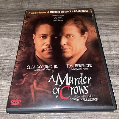 A Murder Of Crows DVD Tom Berenger Cuba Gooding Jr Rowdy Herrington • $4.02