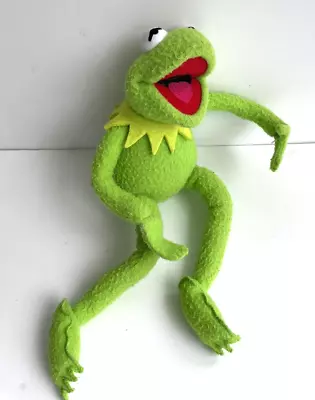 Vintage NWOT Applause Kermit The Frog Muppets 12  Poseable Plush Stuffed NEW • $24.95