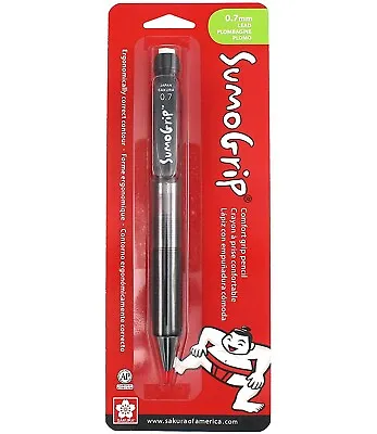 Sakura Sumo Grip Comfort Grip Mechanical Pencil 0.7mm Grey Barrel Pack Of 1 • $9.96