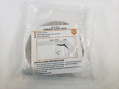 10 M Garage Door Seal Garage Door Sealing Strips Top And Sides Seal For Garage • £16.99