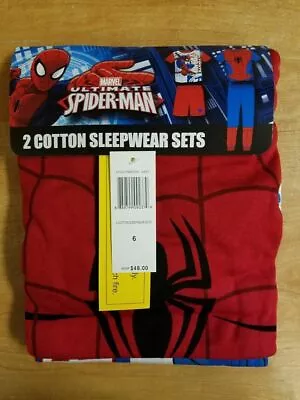 Set Of 2 Marvel Ultimate Spider-Man Sleepwear SPIDERMAN CHECK FOR SIZE • $14.99