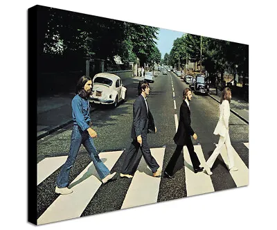 Beatles Abbey Road - Canvas Print Picture Wall Art Framed Print  • £42.05