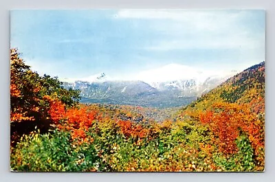 Mt Washington From Crawford Notch White Mountains NH New Hampshire Postcard UNP • $2.75