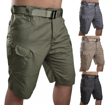 Men's Tactical Hiking Shorts Casual Cargo Combat Work Army Half Pants US • $18.99