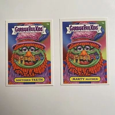 Garbage Pail Kids 2023 Philly Muppets Mayhem SIGNED David Gross Promo Card Pair! • $30