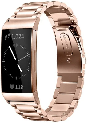 $20.99 • Buy Stainless Steel Watch Strap Band Bracelet Replacement For Fitbit Charge 2 3 4