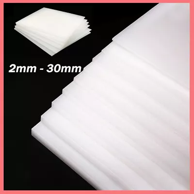 $3.28 • Buy HDPE Sheet High Density Polyethylene PEHD Thermoplastic Polythene Thick 2 - 30mm