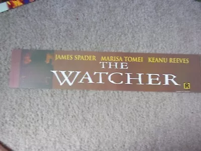 The Watcher 2000 Movie Mylar Banner Poster 25x5 • $6