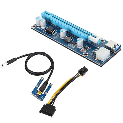 Mini PCI-E To PCI Express16x Extender Riser Adapter With Power Cord For ZTS • $10.36