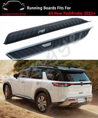 2PCS Running Boards Side Step Nerf Bar Fits For All New Nissan Pathfinder 2022+ • $614.90