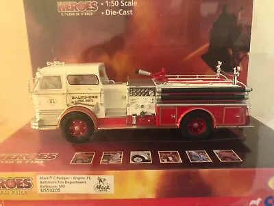 Corgi US5320 Mack C Baltimore Fire Department Engine 31 1/50 • $42.50