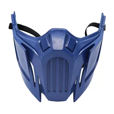 Game Mortal Kombat 11 Sub-Zero Half Face Mask Resin Cosplay Party Costume Props • $29.70