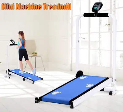 $144.95 • Buy Mini Foldable Treadmill Manual Running Machine Walk Exercise Fitness LED Display