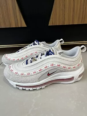 Nike Air Max 97 SE First Use Women’s Size 7US / 4.5UK / EUR 38 Bone Red & Blue • $70