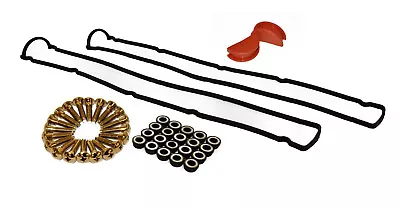 Gold Rocker Cover Bolts Washers Bungs And Rocker Gasket Skyline RB20 RB25 RB26 • $185.87