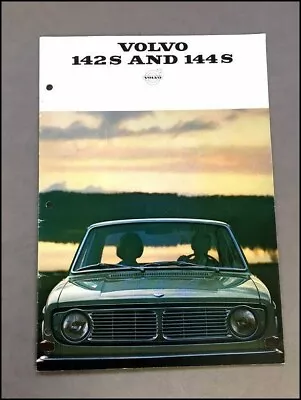 1968 Volvo 142S And 144S 16-page Vintage Car Sales Brochure Catalog • $12.76