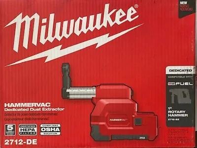 Milwaukee 2712-DE M18 Cordless HammerVac HEPA Filtered Dust Extractor • $28