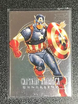 2022 Fleer Ultra Avengers Medallions #M-6 🔥 CAPTAIN AMERICA 🔥 • $2.50