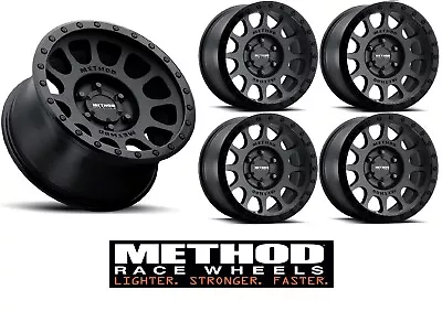 17 Method Wheels Rims Nv Mr305 Double Black 5x127 Wrangler Mr305785501000 (5) • $1695