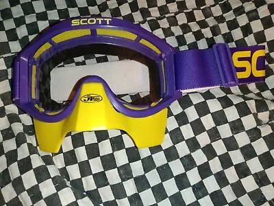 Vintage SCOTT Goggles/mask / Face Guard mxama Motocross Helmet Visor  • $199
