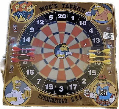 2005 The Simpsons 15x15 Moes Tavern Dart Board • $49