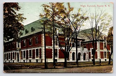 1908~High School~Street View~Exterior~Rome New York NY~Vintage Postcard • $5.75