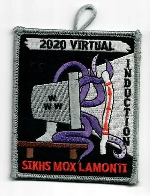 Boy Scout OA 338 Sikhs Mox Lamonti 2020 Virtual Inductions Vigil Sash Patch • $25