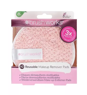 Brushworks HD Reusable Makeup Remover Pads (Pack Of 3) • £5.99