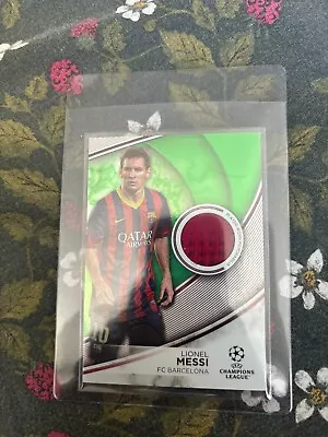 2023-24 Topps UEFA Club Competitions Lionel Messi PATCH SUPERSTAR RELIC /199 • £100