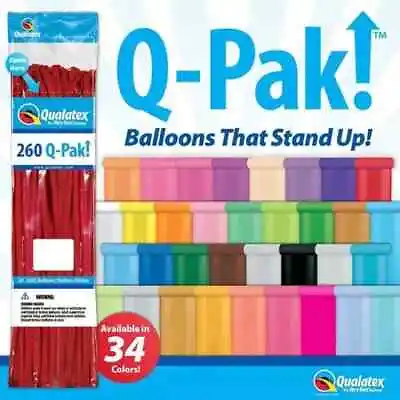 Qualatex Q-Pak - 260Q Balloons - Single Colour Selection - 50 Count • $8.69