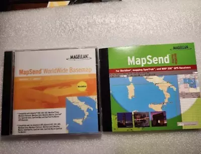 Magellan Mapsend Worldwide Basemap Software V1.10a For Meridian Marine GPS • $8.99